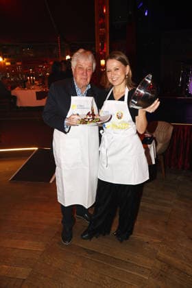 Rolf Zuckowski and Nova Meierhenrich at the Palazzo Charity Gala in aid of the Altona Childrens Hospital on 28 01 2026 in Hamburg Palazzo Charity Gala 2026 Celebrities wait tables for a good cause in Hamburg