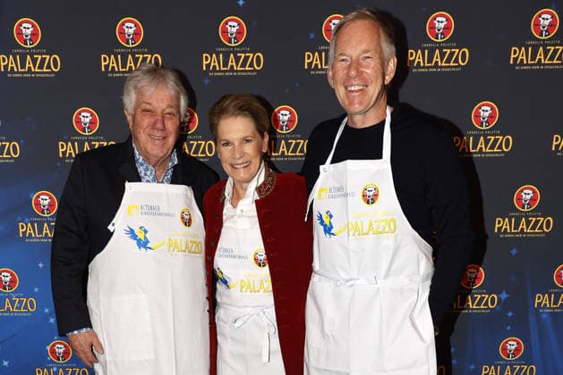 Rolf Zuckowski, Cornelia Poletto and Johannes B Kerner at the Palazzo Charity Gala in aid of the Altona Childrens Hospital on 28 01 2026 in Hamburg Palazzo Charity Gala 2026 Celebrities wait tables for a good cause in Hamburg