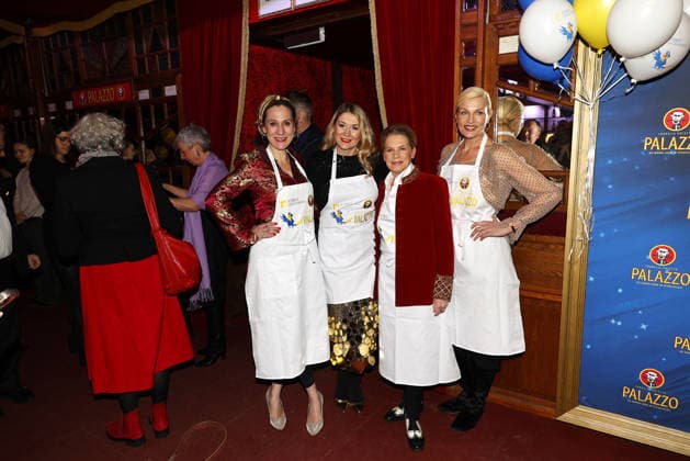Julia Kretschmer Wachsmann, Sandra Quadflieg, Cornelia Poletto and Sanna Englund at the Palazzo Charity Gala in aid of the Altona Childrens Hospital on 28 01 2026 in Hamburg Palazzo Charity Gala 2026 Celebrities wait tables for a good cause in Hamburg