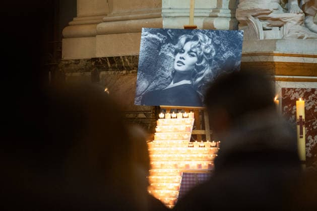 Memorial Mass for Late French Actress Brigitte Bardot - Paris Memorial mass for late French actress Brigitte Bardot at Saint-Roch church in Paris, France on January 28, 2026. Photo by Nasser Berzane ABACAPRESS.COM Paris France  Copyright: xBerzanexNasser ABACAx