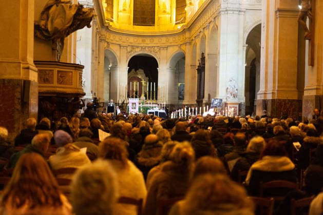 Memorial Mass for Late French Actress Brigitte Bardot - Paris Memorial mass for late French actress Brigitte Bardot at Saint-Roch church in Paris, France on January 28, 2026. Photo by Nasser Berzane ABACAPRESS.COM Paris France  Copyright: xBerzanexNasser ABACAx