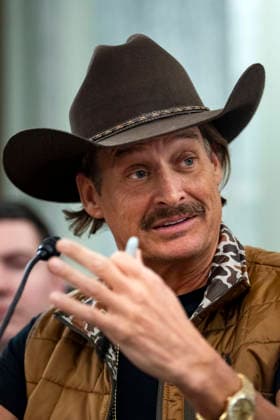 Musician Kid Rock speaks during a Senate Committee on Commerce, Science, and Transportation subcommittee hearing in the Russell Senate Office Building near the U.S. Capitol in Washington, DC on Wednesday, January 28, 2026. The hearing discussed the live entertainment industry and improper ticket sale practices.  WAP20260128380 BONNIExCASH