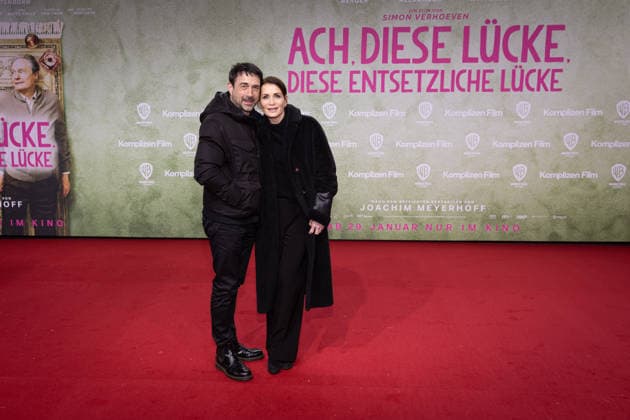 Premiere ACH, DIESE LÜCKE, DIESE ENTSETZLICHE LÜCKE Anja Kling with boyfriend Oliver Haas Premiere of ACH, DIESE LÜCKE, DIESE ENTSETZLICHE LÜCKE at Zoo Palast Berlin Copyright: xEventpressxFuhrx