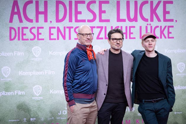 Premiere of ACH, DIESE LÜCKE, DIESE ENTSETZLICHE LÜCKE by director and screenwriter Simon Verhoeven, novelist Joachim Meyerhoff Bruno Alexander Premiere of ACH, DIESE LÜCKE, DIESE ENTSETZLICHE LÜCKE at Zoo Palast Berlin Copyright: xEventpressxFuhrx