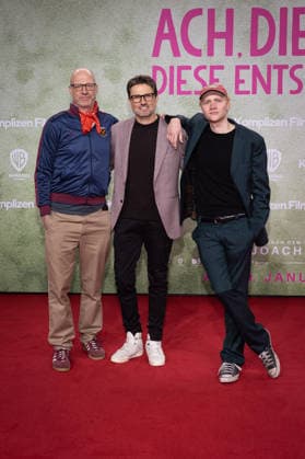Premiere of ACH, DIESE LÜCKE, DIESE ENTSETZLICHE LÜCKE by director and screenwriter Simon Verhoeven, novelist Joachim Meyerhoff Bruno Alexander Premiere of ACH, DIESE LÜCKE, DIESE ENTSETZLICHE LÜCKE at Zoo Palast Berlin Copyright: xEventpressxFuhrx