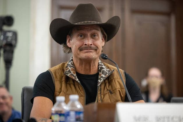 Senate Entertainment Hearing in Washington WASHINGTON, DC - JANUARY 28: Robert Ritchie, Kid Rock, testifies before a Senate hearing on the entertainment industry in Washington, DC on January 28, 2026. Nathan Posner Anadolu Washington United States. Editorial use only. Please get in touch for any other usage.  Copyright: x2026xAnadoluxNathanxPosnerx