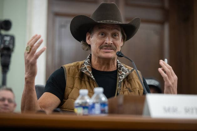 Senate Entertainment Hearing in Washington WASHINGTON, DC - JANUARY 28: Robert Ritchie, Kid Rock, testifies before a Senate hearing on the entertainment industry in Washington, DC on January 28, 2026. Nathan Posner Anadolu Washington United States. Editorial use only. Please get in touch for any other usage.  Copyright: x2026xAnadoluxNathanxPosnerx