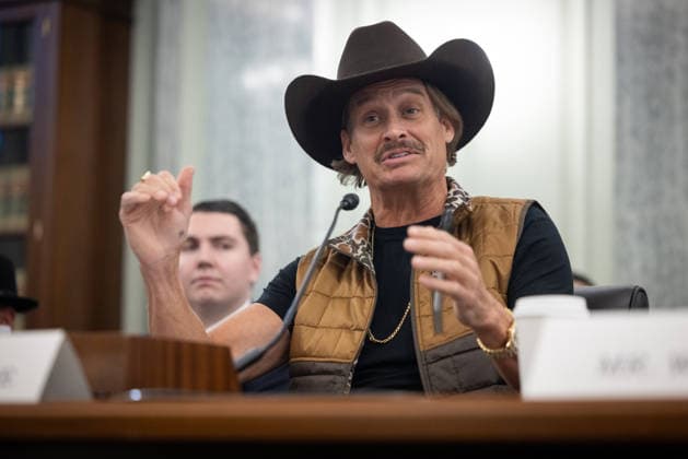 Senate Entertainment Hearing in Washington WASHINGTON, DC - JANUARY 28: Robert Ritchie, Kid Rock, testifies before a Senate hearing on the entertainment industry in Washington, DC on January 28, 2026. Nathan Posner Anadolu Washington United States. Editorial use only. Please get in touch for any other usage.  Copyright: x2026xAnadoluxNathanxPosnerx