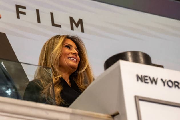 First Lady Melania Trump Rings New York Stock Exchange Opening Bell To Celebrate Upcoming Film Melania in New York, USA - 28 Jan 2026 Melania Trump attends a First Lady Melania Trump Rings New York Stock Exchange Opening Bell To Celebrate Upcoming Film Melania event at New York Stock Exchange. New York United States Copyright: xRonxAdarx xSOPAxImagesx _radar_melania_20260128_00412