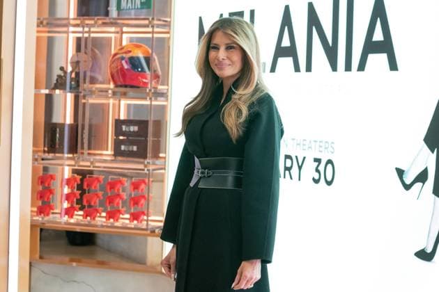 January 28, 2026, New York, New York, USA: First Lady Melania Trump attends to ring NYSE opening bell to celebrate opening of documentary Melania at NYSE Headquarters in New York, NY on January 28, 2026. New York USA - ZUMAr339 20260128_znp_r339_064 Copyright: xLevxRadinx