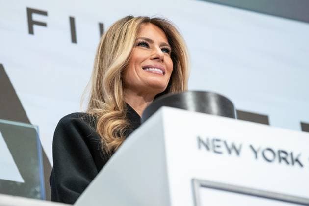 January 28, 2026, New York, New York, USA: First Lady Melania Trump attends to ring NYSE opening bell to celebrate opening of documentary Melania at NYSE Headquarters in New York, NY on January 28, 2026. New York USA - ZUMAr339 20260128_znp_r339_072 Copyright: xLevxRadinx