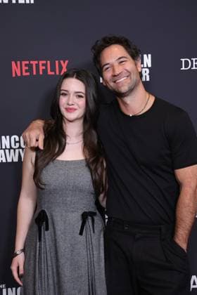 LOS ANGELES, CALIFORNIA - JANUARY 28: Manuel Garcia-Rulfo and Krista Warne at the Season 4 Premiere of the Netflix™s hit series The Lincoln Lawyer on January 28, 2026 Copyright: xAdMediax MediaPunchx