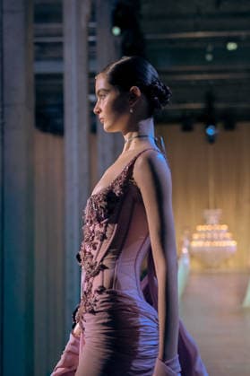 PFW - Zuhair Murad Runway Model walks the runway during the Zuhair Murad Haute Couture Spring Summer show as part of Paris Fashion Week on January 28, 2026 in Paris, France. Photo by Jana Call me J ABACAPRESS.COM Paris Ile de France France  Copyright: xJanaxCallxmexJ ABACAx