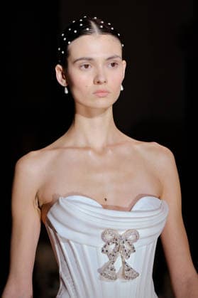 PFW - Zuhair Murad Runway Model walks the runway during the Zuhair Murad Haute Couture Spring Summer show as part of Paris Fashion Week on January 28, 2026 in Paris, France. Photo by Jana Call me J ABACAPRESS.COM Paris Ile de France France  Copyright: xJanaxCallxmexJ ABACAx