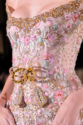 PFW - Zuhair Murad Runway Model walks the runway during the Zuhair Murad Haute Couture Spring Summer show as part of Paris Fashion Week on January 28, 2026 in Paris, France. Photo by Jana Call me J ABACAPRESS.COM Paris Ile de France France  Copyright: xJanaxCallxmexJ ABACAx