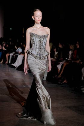 PFW - Zuhair Murad Runway Model walks the runway during the Zuhair Murad Haute Couture Spring Summer show as part of Paris Fashion Week on January 28, 2026 in Paris, France. Photo by Jana Call me J ABACAPRESS.COM Paris Ile de France France  Copyright: xJanaxCallxmexJ ABACAx