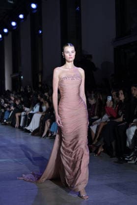 PFW - Zuhair Murad Runway Model walks the runway during the Zuhair Murad Haute Couture Spring Summer show as part of Paris Fashion Week on January 28, 2026 in Paris, France. Photo by Jana Call me J ABACAPRESS.COM Paris Ile de France France  Copyright: xJanaxCallxmexJ ABACAx