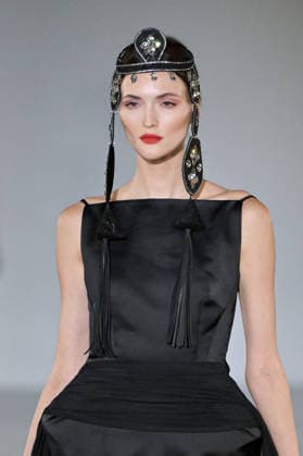 PFW - Juana Martin Runway Model walks the runway during the Juana Martin Haute Couture Spring Summer show as part of Paris Fashion Week on January 28, 2026 in Paris, France. Photo by Jana Call me J ABACAPRESS.COM Paris Ile de France France  Copyright: xJanaxCallxmexJ ABACAx