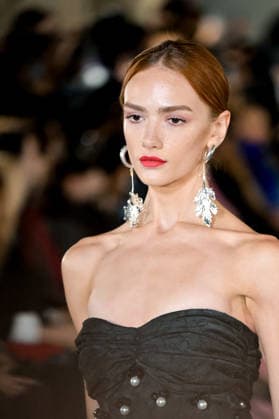 PFW - Juana Martin Runway Model walks the runway during the Juana Martin Haute Couture Spring Summer show as part of Paris Fashion Week on January 28, 2026 in Paris, France. Photo by Jana Call me J ABACAPRESS.COM Paris Ile de France France  Copyright: xJanaxCallxmexJ ABACAx