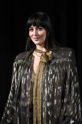 PFW - Valentino Photocall Dakota Johnson at the Valentino fashion show as part of Haute Couture Spring Summer 2026 on January 28, 2026 in Paris, France. Photo by Franck Castel ABACAPRESS.COM PAris France  Copyright: xCastelxFranck ABACAx