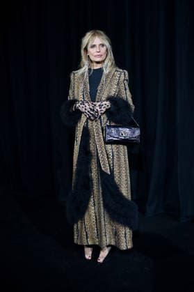 PFW - Valentino Photocall Isabella Ferrari at the Valentino fashion show as part of Haute Couture Spring Summer 2026 on January 28, 2026 in Paris, France. Photo by Franck Castel ABACAPRESS.COM PAris France  Copyright: xCastelxFranck ABACAx