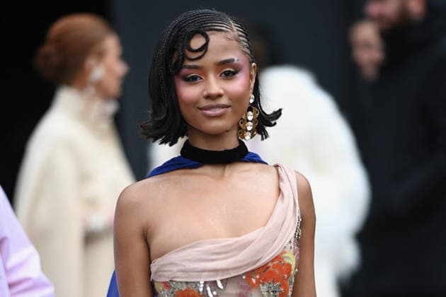 PFW - Valentino Photocall Tyla at the Valentino fashion show as part of Haute Couture Spring Summer 2026 on January 28, 2026 in Paris, France. Photo by Franck Castel ABACAPRESS.COM PAris France  Copyright: xCastelxFranck ABACAx