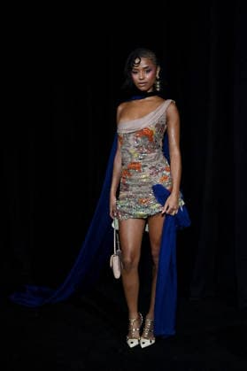PFW - Valentino Photocall Tyla at the Valentino fashion show as part of Haute Couture Spring Summer 2026 on January 28, 2026 in Paris, France. Photo by Franck Castel ABACAPRESS.COM PAris France  Copyright: xCastelxFranck ABACAx