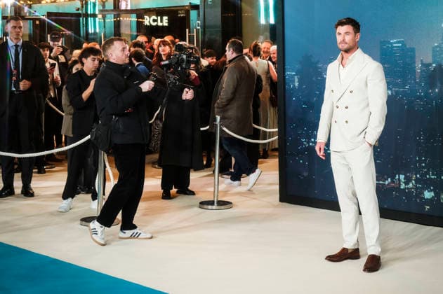 Chris Hemsworth at the Gala Screening of the movie Crime 101 at the Odeon Luxe Leicester Square London, 28 01 2026 Foto:xJ.xEdwardsx xFuturexImagex crime_6160