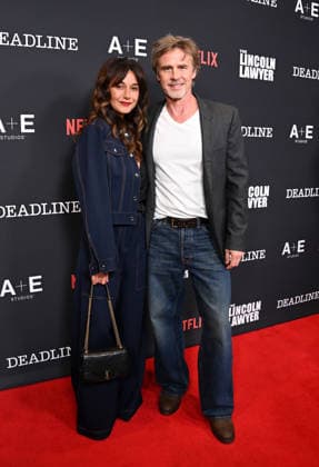 ˜The Lincoln Lawyer Season 4 Premiere Emmanuelle Chriqui and Sam Trammell arriving to ˜The Lincoln Lawyer season 4 premiere screening held on the PMC Rooftop Terrace on January 28, 2026 in Los Angeles, Ca. Los Angeles PMC Rooftop Terrace California USA Copyright: xTammiexArroyox xAFF-USA.comx