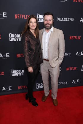 Los Angeles Premiere Of Netflix s and A+E Studios The Lincoln Lawyer Season 4 Cobie Smulders and Taran Killam at the Los Angeles Premiere Of Netflix s and A+E Studios The Lincoln Lawyer Season 4 held at the Penske Media Corporation (PMC) Rooftop Terrace on January 28, 2026 in Los Angeles, California, United States., Credit:Xavier Collin Avalon California  Copyright: xXavierxCollinx xAvalonx 1070238002