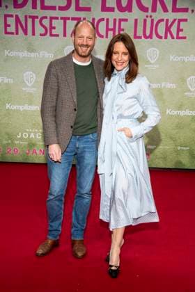 Johann von Bülow Buelow and Anne Ratte Polle as guests on the red carpet at the movie premiere Ach diese Lücke Luecke , Diese Entsetzliche Luecke at Zoo Palast Berlin on 28 01 2025in Berlin Berlin Germany