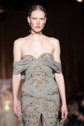 PFW - Zuhair Murad Runway A model walks the runway during the Zuhair Murad Haute Couture Week Spring Summer 2026 show as part of Paris Fashion Week on January 28, 2026 in Paris, France. Photo by Laurent Zabulon ABACAPRESS.COM Paris France  Copyright: xZabulonxLaurent ABACAx