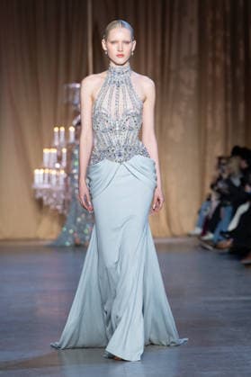 PFW - Zuhair Murad Runway A model walks the runway during the Zuhair Murad Haute Couture Week Spring Summer 2026 show as part of Paris Fashion Week on January 28, 2026 in Paris, France. Photo by Laurent Zabulon ABACAPRESS.COM Paris France  Copyright: xZabulonxLaurent ABACAx