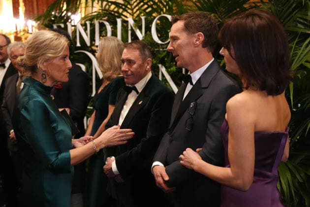 . 28 01 2026. Windsor, United Kingdom. Sophie, Duchess of Edinburgh with Jools Holland, Benedict Cumberbatch and Sophie Hunter at the Finding Harmony: A King s Vision premiere at Windsor Castle , United Kingdom.  xPoolx xi-Imagesx IIM-26533-0038