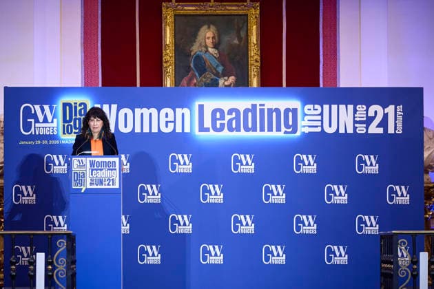 Felipe VI inaugurates the second GWL Voices for Change And Inclusion Dialogue The Minister of Equality, Ana Redondo, participates in the inauguration of the second GWL Voices for Change And Inclusion GWL VOICES Dialogue, January 29, 2026, in Madrid Spain GWL Voices is an organization of women leaders from all regions and backgrounds committed to building an international system based on gender equality that responds effectively to todays challenges of sustainable development, peace, security and human rights 29 JANUARY 2026 Jesús Hellí Madrid Madrid Madrid Spain  Copyright: xJesusxHellinx 7252373