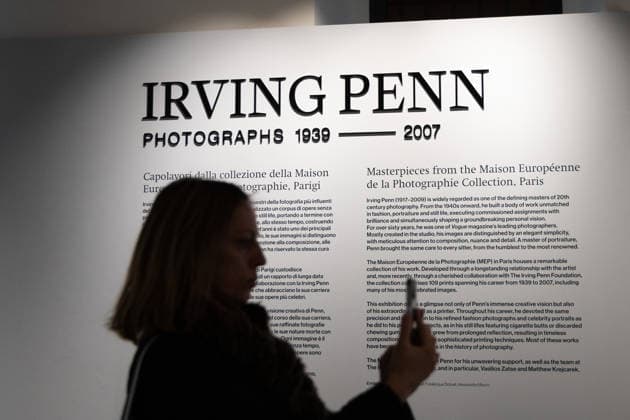 Press presentation of the new Rome Photography Center with an exhibition dedicated to photographer Irving Penn  Copyright: xMatteoxNardonex xipa-agency.netx xMatteoxNardonex IPA_Agency_IPA70700895