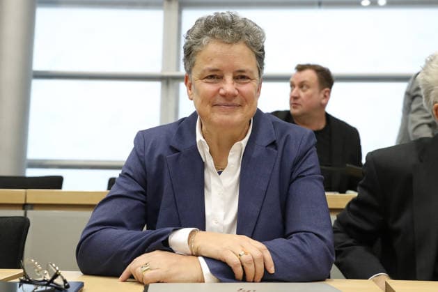 28.01.2026, xtgx, Landtagssitzung Sachsen-Anhalt, Wahl des Ministerpräsidenten. Lydia Hüskens (Ministerin für Infrastruktur und Digitales) Magdeburg *** 28 01 2026, xtgx, Saxony-Anhalt state parliament session, election of Minister President Lydia Hüskens Minister for Infrastructure and Digital Affairs Magdeburg