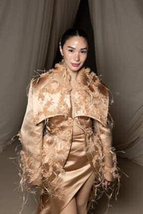 Heart Evengelista at the Front Row of the Ashi Studio Haute Couture Collection Spring Summer 2026 during Paris Fashion Week PFW , Palais Brongniart, Paris, France, January 29, 2026 Jeremy Melloul Bestimage Front Row Ashi Studio Haute Couture Spring summer 2026 during Paris Fashion Week on January 29, 2026 Paris France  Copyright: xJeremyxMelloulx xBestimagexJeremyxMelloulx xBestimagex