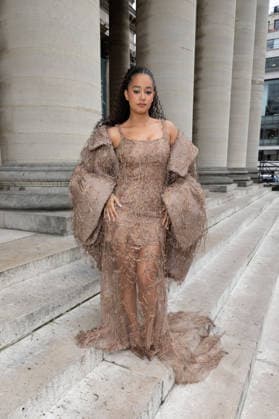 Lena Mahfouf Lena Situations au photocall du défilé Ashi Studio Collection Haute Couture Printemps Ete 2026 lors de la Fashion Week de Paris PFW , au Palais Brongniart, à Paris, France, le 29 janvier 2026 Jeremy Melloul Bestimage Photocall Ashi Studio Haute Couture Spring summer 2026 during Paris Fashion Week on January 29, 2026 Paris France  Copyright: xJeremyxMelloulx xBestimagexJeremyxMelloulx xBestimagex