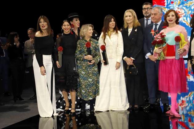 Infanta Elena, Raquel Revuelta, Agatha Ruiz de la Prada, Vanesa Martin and Rossy de Palma attending Simof 2026 in Sevilla on Thursday, 29 January 2026. Cordon Press 
