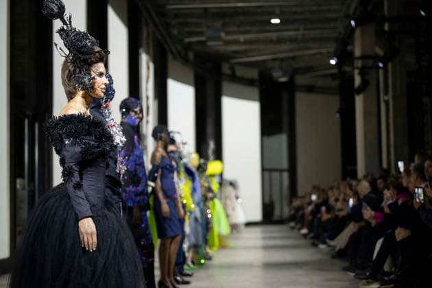 PFW Germanier runway EB A model presents a creation for Germanier for the Women s Haute Couture Spring Summer 2026 collection fashion show as part of the Paris Haute Couture Fashion Week, in Paris, on January 29, 2026. Photo by Eliot Blondet ABACAPRESS.COM Paris France France  Copyright: xBlondetxEliot ABACAx