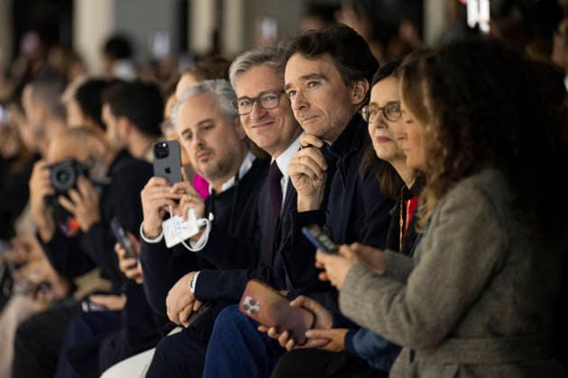 PFW Germanier front row EB Jean Charles Trehan and Antoine Arnault during the Women s Haute Couture Spring Summer 2026 collection fashion show as part of the Paris Haute Couture Fashion Week, in Paris, on January 29, 2026. Photo by Eliot Blondet ABACAPRESS.COM Paris France France  Copyright: xBlondetxEliot ABACAx