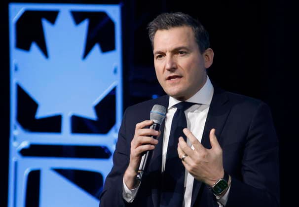 January 29, 2026, Ottawa, On, Canada: Artificial Intelligence and Digital Innovation Minister Evan Solomon speaks at the Prime Time screen and media industry conference in Ottawa, on Thursday, January 29, 2026. Ottawa Canada  - ZUMAc35_ 20260129_zaf_c35_090 Copyright: xPatrickxDoylex