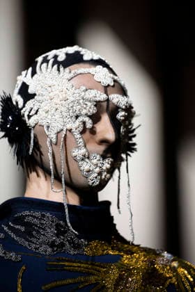 PFW Germanier runway EB A model presents a creation for Germanier for the Women s Haute Couture Spring Summer 2026 collection fashion show as part of the Paris Haute Couture Fashion Week, in Paris, on January 29, 2026. Photo by Eliot Blondet ABACAPRESS.COM Paris France France  Copyright: xBlondetxEliot ABACAx