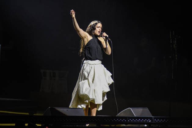 Concert Manifesto x Palestine at the Palau Sant Jordi The singer Rosalía during the Concert Manifesto x Palestine at the Palau Sant Jordi, on January 29, 2026, in Barcelona, Catalunya Spain The Concert Manifesto x Palestine, features artists such as Bad Gyal, Oques Grasses, Morad, Lluís Llach, Amaia or Fermín Muguruza, as a culmination of the mobilization campaign Act x Palestine promoted by Palestinian human rights organizations and a network of European entities 29 JANUARY 2026 Barcelona Catalunya Catalunya Catalunya Espana Copyright: xAlbertoxParedesx 7254479