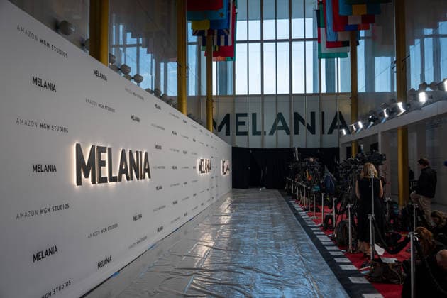 January 29, 2026, Washington, Dc, United States: Preparations on the red carpet at the premiere of the Amazon MGM Studios film Melania at the John F. Kennedy Center for the Performing Arts on January 29, 2026 in Washington, DC. The film documents the period leading up to the 2025 Presidential Inauguration and Melania TrumpÃ¢â‚¬â ¢s role during the White House transition. Washington United States - ZUMAl312 20260129_znp_l312_005 Copyright: xAndrewxLeydenx