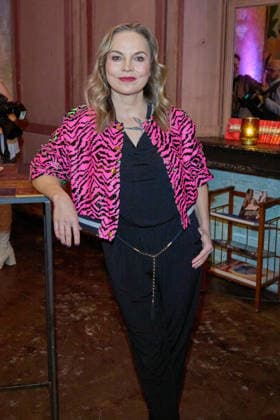 Regina Halmich leek from Natascha Ochsenknecht to her podcast Wondermom on 29 01 2026 in Berlin Podcast Wondermom