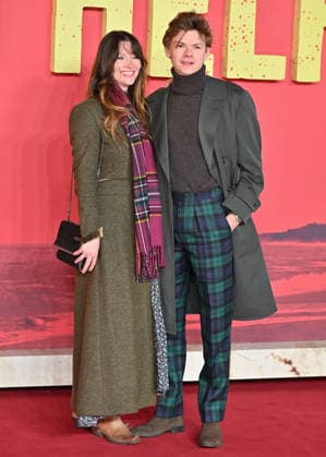 Talulah Riley and Thomas Brodie-Sangster attends Send Help UK Premiere at Odeon Luxe Leicester Square in London, England. UK. Thursday 29th January 2026 Copyright: xJamesxWarrenx _CYZCG~G