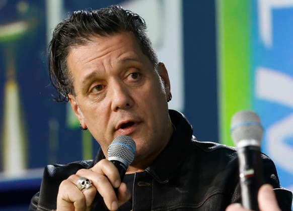 January 29, 2026, Ottawa, On, Canada: George Stroumboulopoulos speaks with Canadian Identity and Culture Minister Marc Miller, not pictured, at the Prime Time screen and media industry conference in Ottawa, on Thursday, Jan. 29, 2026. Ottawa Canada  - ZUMAc35_ 20260129_zaf_c35_134 Copyright: xPatrickxDoylex
