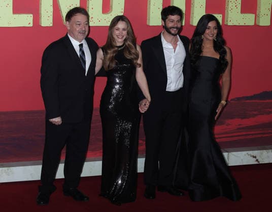Send Help premiere London, UK. Sam Raimi with Rachel McAdams, Zainab Azizi and Dylan O™Brien at the premiere of Send Help. Odeon Luxe. 29th January 2026. LMK11-S290126-001 Steve Bealing Landmark Media 